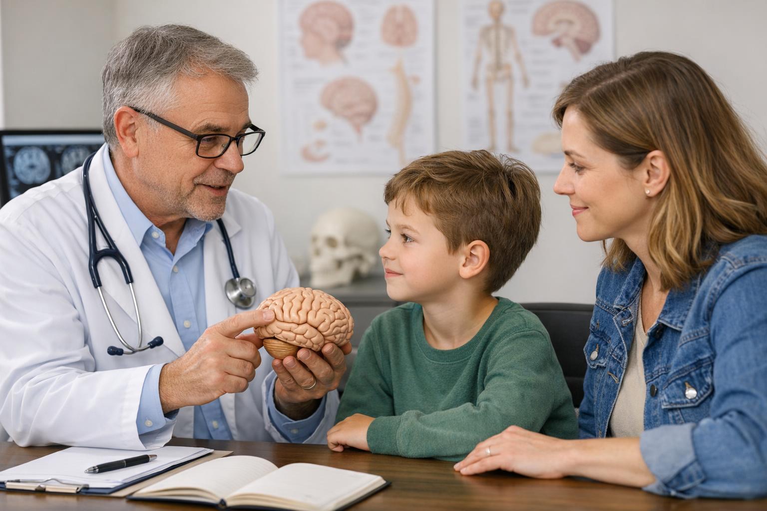 neurolog dziecięcy konsultacja z rodzicem i dzieckiem